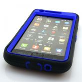 Aqua Blue Double Layer Hard Case Gel