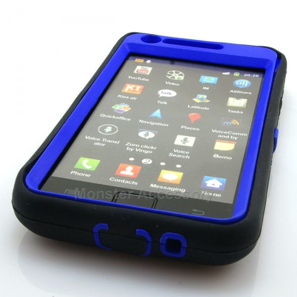 Aqua Blue Double Layer Hard Case Gel